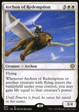 Archon of Redemption⁣ - Starter Commander Decks⁣ (Rare)⁣ [7]