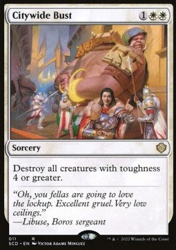 Citywide Bust⁣ - Starter Commander Decks⁣ (Rare)⁣ [11]