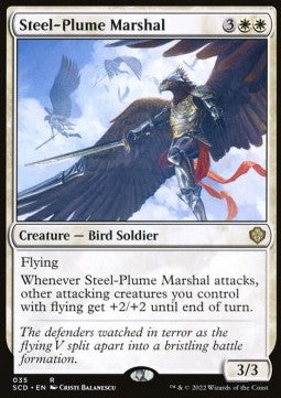 Steel-Plume Marshal⁣ - Starter Commander Decks⁣ (Rare)⁣ [35]