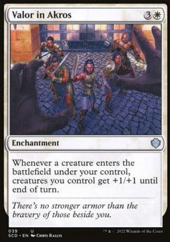 Valor in Akros⁣ - Starter Commander Decks⁣ (Uncommon)⁣ [39]