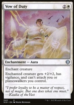 Vow of Duty⁣ - Starter Commander Decks⁣ (Uncommon)⁣ [40]