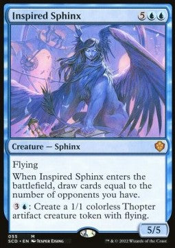 Inspired Sphinx⁣ - Starter Commander Decks⁣ (Mythic)⁣ [55]