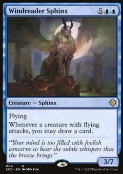 Windreader Sphinx⁣ - Starter Commander Decks⁣ (Rare)⁣ [64]