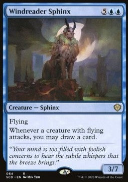 Windreader Sphinx⁣ - Starter Commander Decks⁣ (Rare)⁣ [64]
