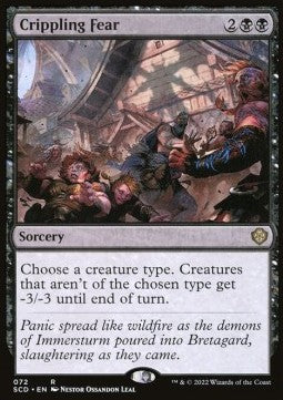 Crippling Fear⁣ - Starter Commander Decks⁣ (Rare)⁣ [72]