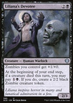 Liliana's Devotee⁣ - Starter Commander Decks⁣ (Uncommon)⁣ [85]
