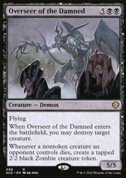 Overseer of the Damned⁣ - Starter Commander Decks⁣ (Rare)⁣ [98]