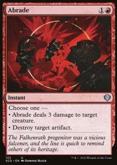 Abrade⁣ - Starter Commander Decks⁣ (Uncommon)⁣ [122]