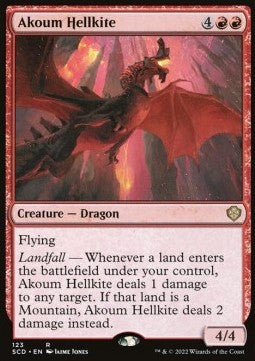 Akoum Hellkite⁣ - Starter Commander Decks⁣ (Rare)⁣ [123]