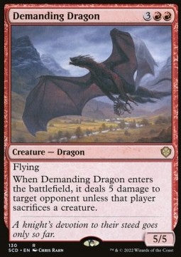 Demanding Dragon⁣ - Starter Commander Decks⁣ (Rare)⁣ [130]