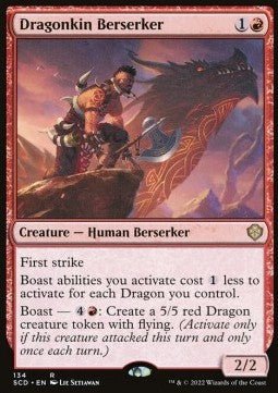 Dragonkin Berserker⁣ - Starter Commander Decks⁣ (Rare)⁣ [134]