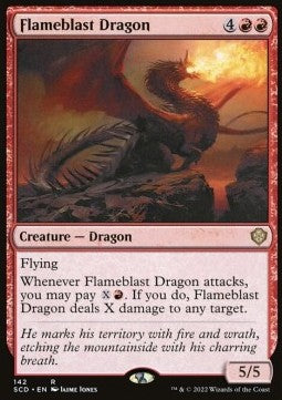 Flameblast Dragon⁣ - Starter Commander Decks⁣ (Rare)⁣ [142]