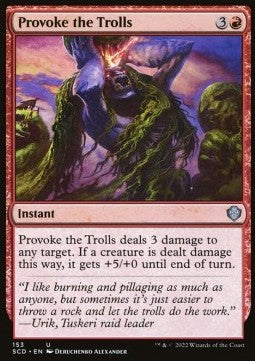 Provoke the Trolls⁣ - Starter Commander Decks⁣ (Uncommon)⁣ [153]