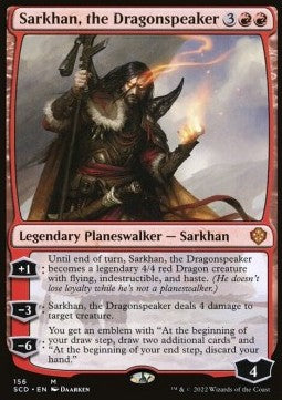 Sarkhan, the Dragonspeaker⁣ - Starter Commander Decks⁣ (Mythic)⁣ [156]