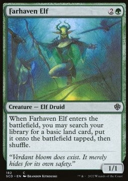 Farhaven Elf⁣ - Starter Commander Decks⁣ (Common)⁣ [182]