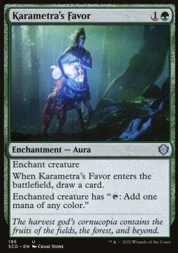Karametra's Favor⁣ - Starter Commander Decks⁣ (Uncommon)⁣ [195]
