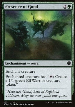 Presence of Gond⁣ - Starter Commander Decks⁣ (Common)⁣ [203]