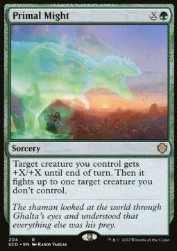 Primal Might⁣ - Starter Commander Decks⁣ (Rare)⁣ [204]