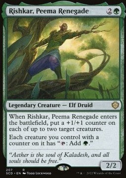 Rishkar, Peema Renegade⁣ - Starter Commander Decks⁣ (Rare)⁣ [207]