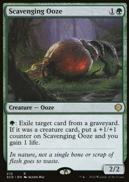 Scavenging Ooze⁣ - Starter Commander Decks⁣ (Rare)⁣ [210]