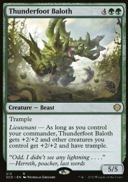 Thunderfoot Baloth⁣ - Starter Commander Decks⁣ (Rare)⁣ [213]