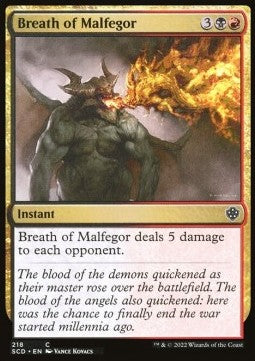 Breath of Malfegor⁣ - Starter Commander Decks⁣ (Common)⁣ [218]