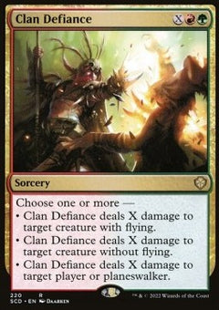 Clan Defiance⁣ - Starter Commander Decks⁣ (Rare)⁣ [220]