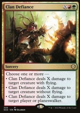 Clan Defiance⁣ - Starter Commander Decks⁣ (Rare)⁣ [220]