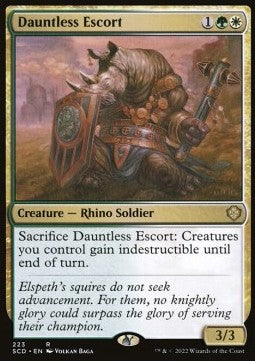 Dauntless Escort⁣ - Starter Commander Decks⁣ (Rare)⁣ [223]