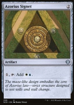 Azorius Signet⁣ - Starter Commander Decks⁣ (Uncommon)⁣ [259]