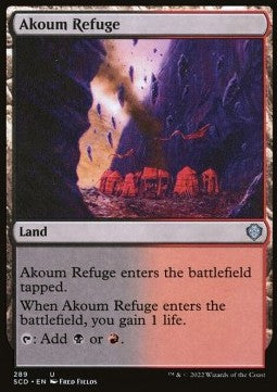 Akoum Refuge⁣ - Starter Commander Decks⁣ (Uncommon)⁣ [289]