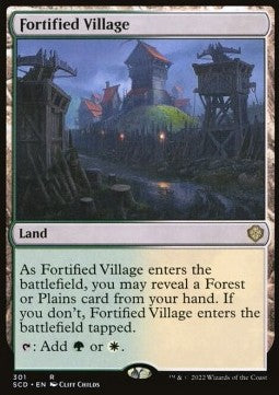 Fortified Village⁣ - Starter Commander Decks⁣ (Rare)⁣ [301]