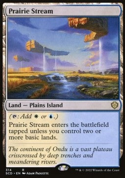 Prairie Stream⁣ - Starter Commander Decks⁣ (Rare)⁣ [314]