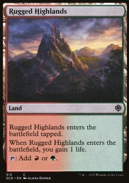 Rugged Highlands⁣ - Starter Commander Decks⁣ (Common)⁣ [315]