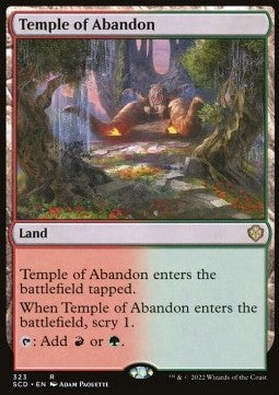 Temple of Abandon⁣ - Starter Commander Decks⁣ (Rare)⁣ [323]