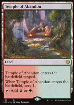 Temple of Abandon⁣ - Starter Commander Decks⁣ (Rare)⁣ [323]