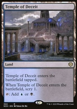 Temple of Deceit⁣ - Starter Commander Decks⁣ (Rare)⁣ [324]