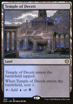 Temple of Deceit⁣ - Starter Commander Decks⁣ (Rare)⁣ [324]