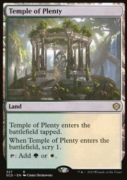 Temple of Plenty⁣ - Starter Commander Decks⁣ (Rare)⁣ [327]