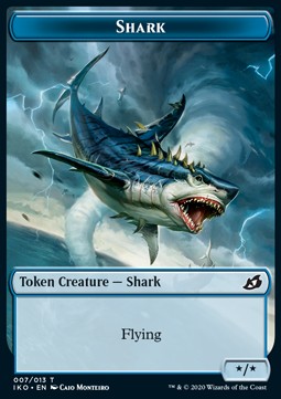 Shark Token (U */*) // Shark Token (U */*)⁣ - Magic the Gathering Products⁣ (Token)⁣ [T 7/7]