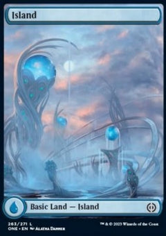 Island (V.1)⁣ - Phyrexia: All Will Be One⁣ (Land)⁣ [263]