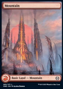 Mountain (V.1)⁣ - Phyrexia: All Will Be One⁣ (Land)⁣ [265]