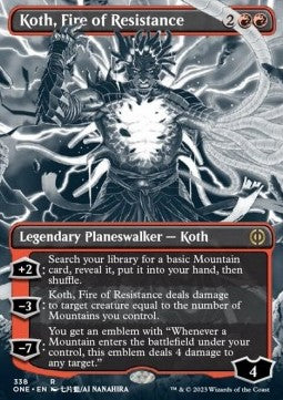 Koth, Fire of Resistance (V.1)⁣ - Phyrexia: All Will Be One: Extras⁣ (Rare)⁣ [338]