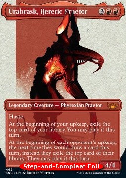 Urabrask, Heretic Praetor (V.2)⁣ - Phyrexia: All Will Be One: Extras⁣ (Mythic)⁣ [469]