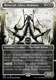 Mondrak, Glory Dominus (V.1) - Phyrexia: All Will Be One: Extras (Mythic) [XONE-299]