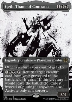 Geth, Thane of Contracts (V.1)⁣ - Phyrexia: All Will Be One: Extras⁣ (Rare)⁣ [306]