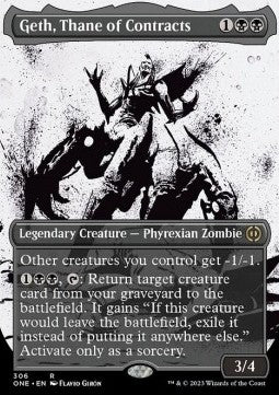 Geth, Thane of Contracts (V.1)⁣ - Phyrexia: All Will Be One: Extras⁣ (Rare)⁣ [306]