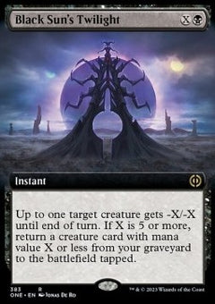 Black Sun's Twilight⁣ - Phyrexia: All Will Be One: Extras⁣ (Rare)⁣ [383]
