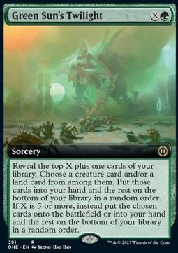 Green Sun's Twilight⁣ - Phyrexia: All Will Be One: Extras⁣ (Rare)⁣ [391]