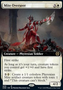 Mite Overseer (V.2)⁣ - Phyrexia: All Will Be One: Extras⁣ (Rare)⁣ [409]